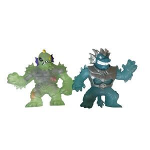 Heroes of Goo Jit Zu Deep Goo Sea Ice Blast Blazagon & Horriglow Figures